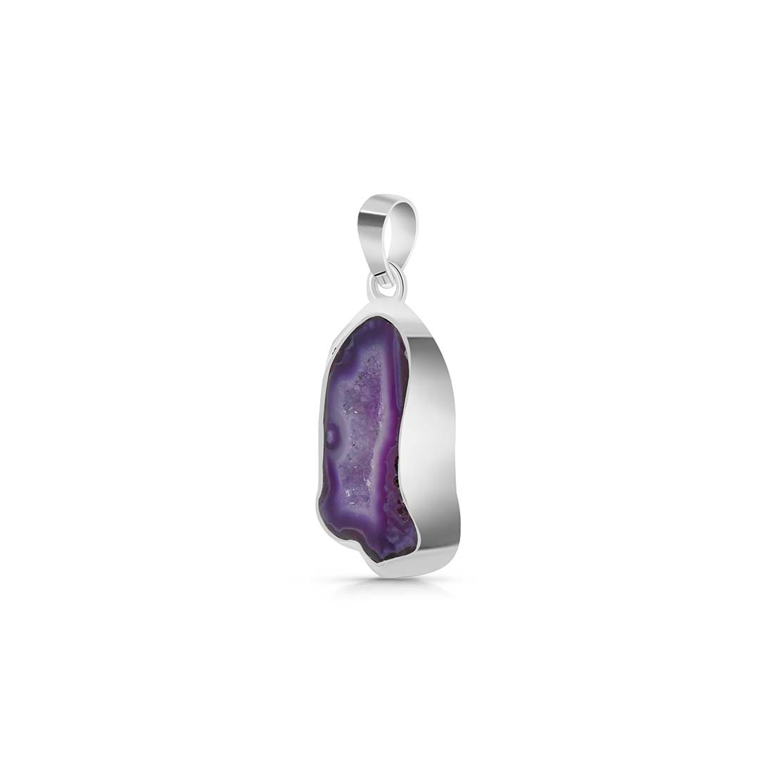Purple Agate Pendant-(APU-P-36.)